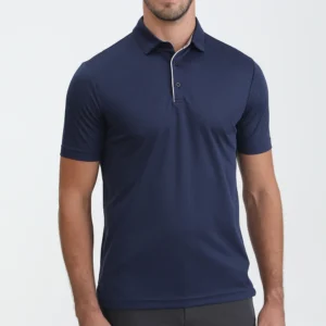USA Local Stock 2025 Men's Uniform Solid Color Plain Blank Golf Work Causal Wear Classic Pique Short Sleeve Polo Shirts